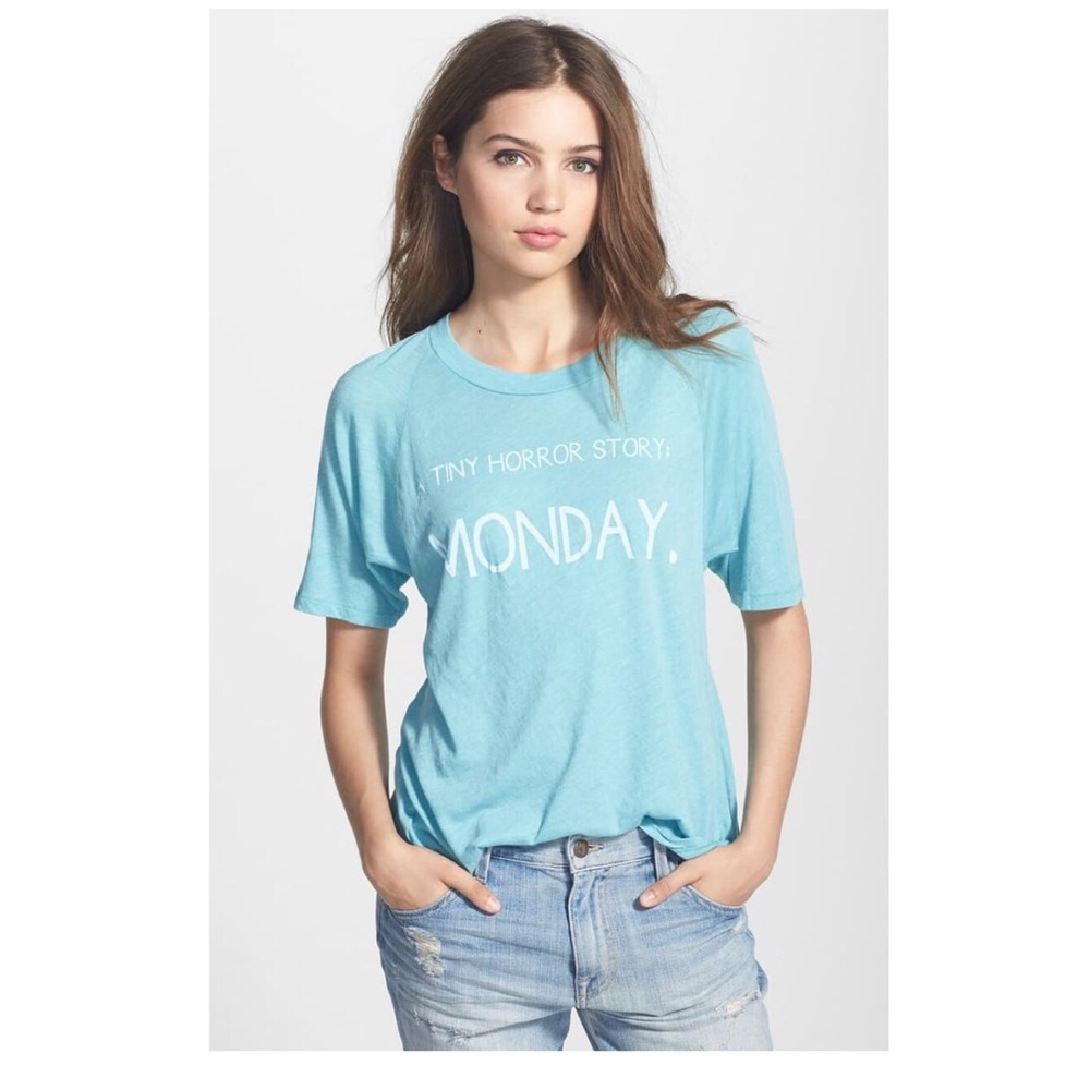 Wildfox A tiny horror story: Monday T shirts